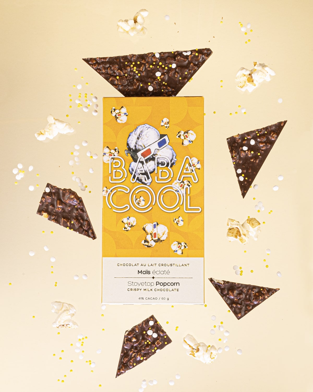 Chocolat - Palette - Maïs éclaté