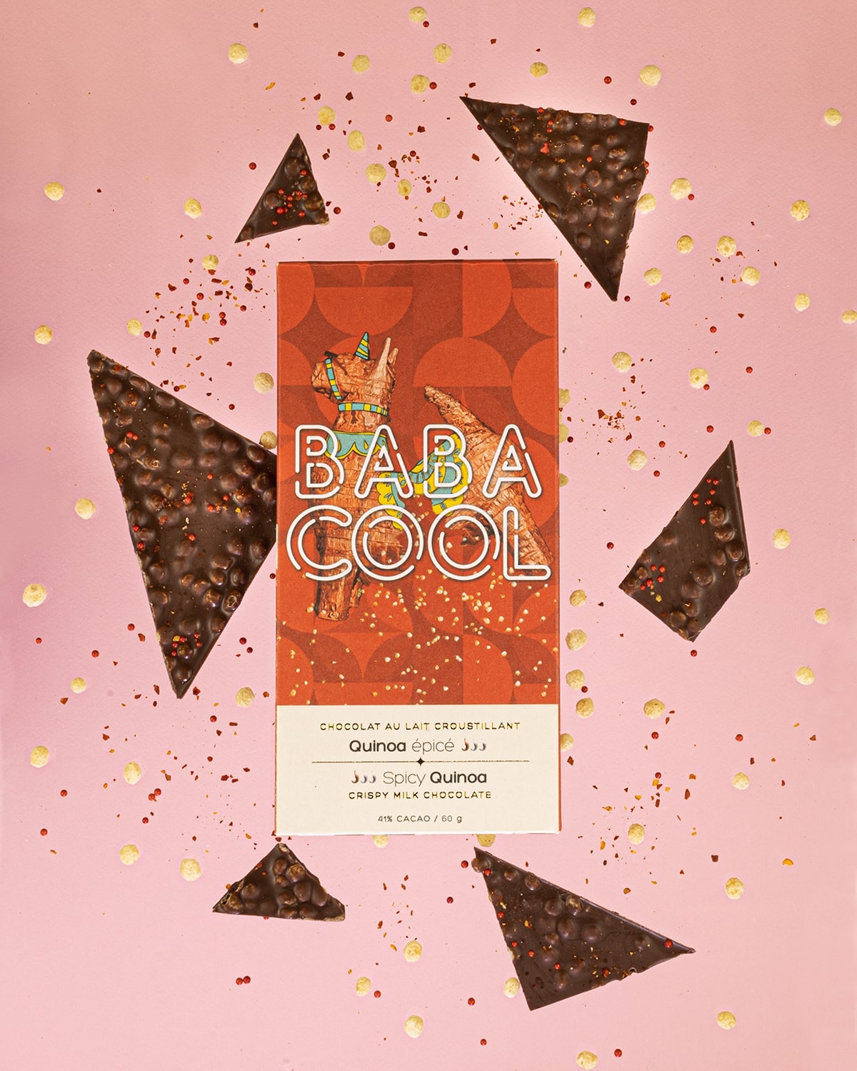 Chocolat - Palette - Quinoa épicé