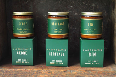 Bougie - Héritage - Clark & James