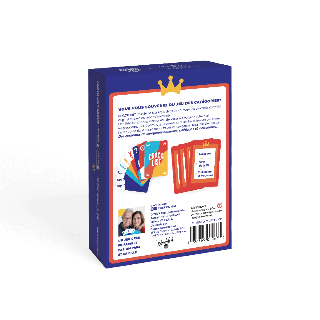 Jeu - Crack list: Édition québécoise
