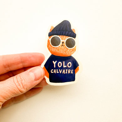 Autocollant - YOLO calvaire