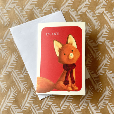 Carte - Joyeux Noël Renard