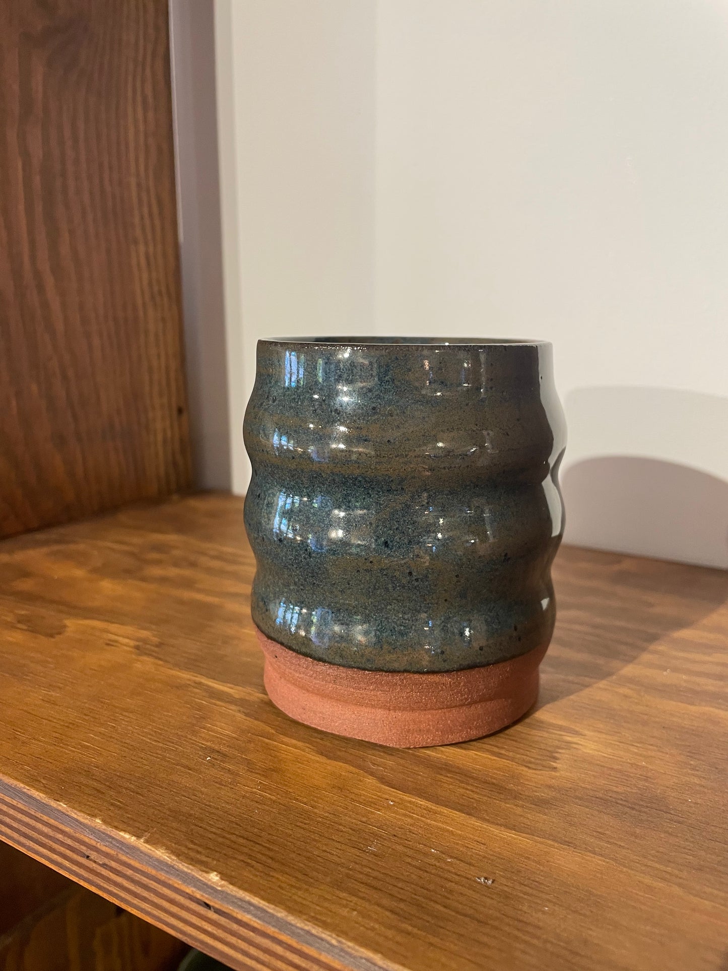 Tasse ondulée - Bleue