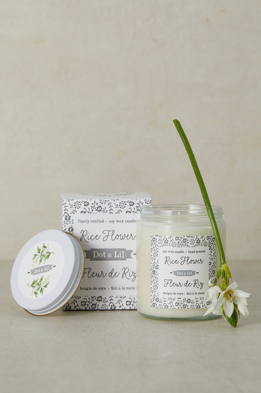 Bougie - Fleur de riz