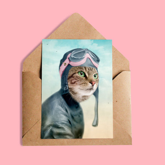 Carte - L'exploratrice - chat