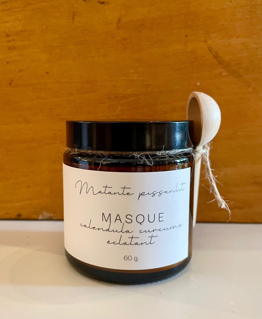 Masque visage éclatant - Calendula Curcuma