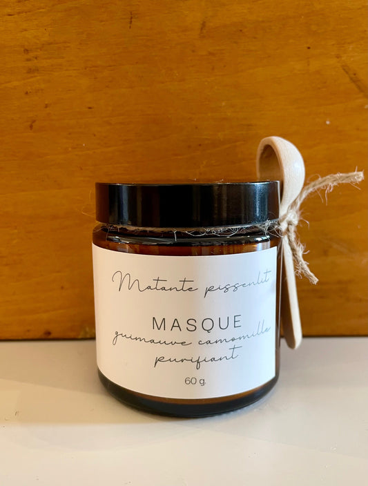 Masque visage purifiant - Racine de guimauve Camomille