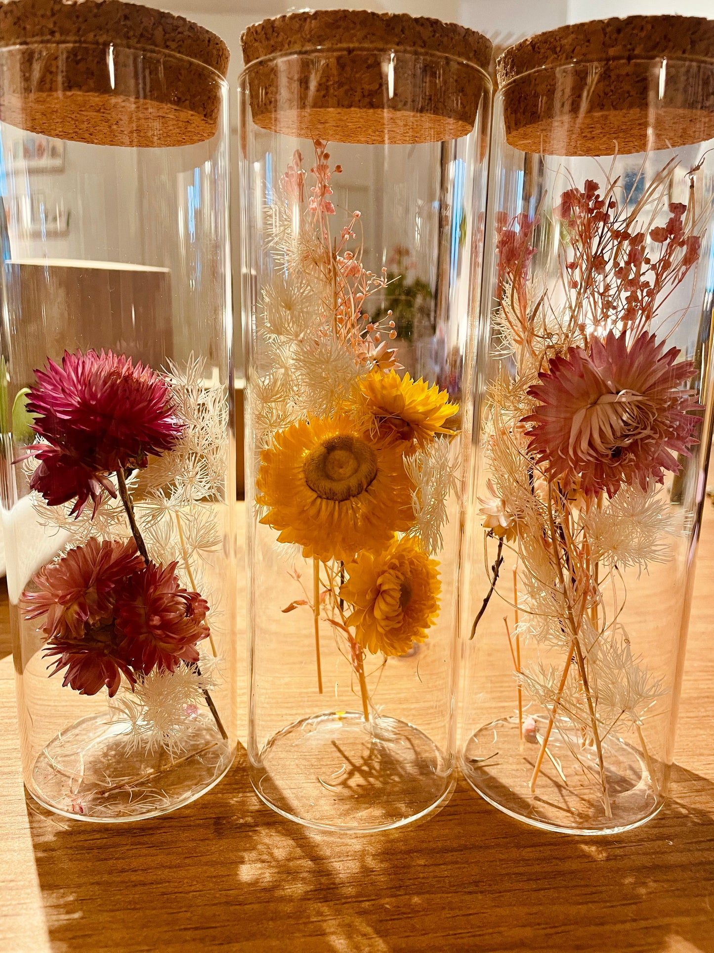 Pot fleurs séchées