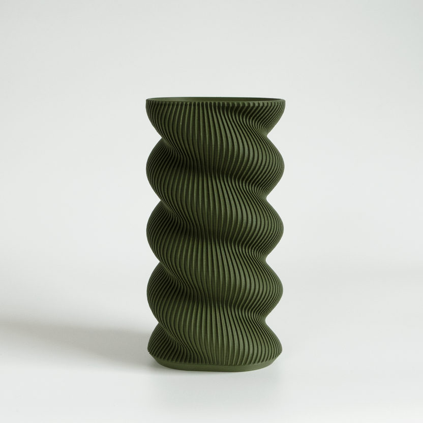 Vase petit - impression 3D - plastique végétal
