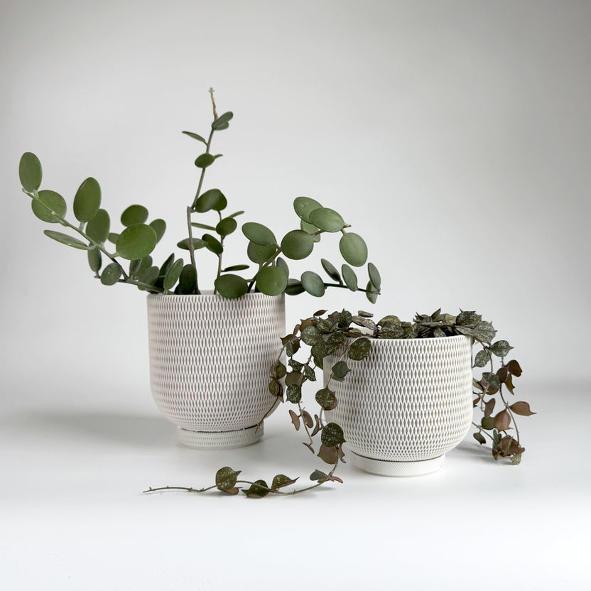 Pot plante 4 rond - impression 3D - plastique végétal