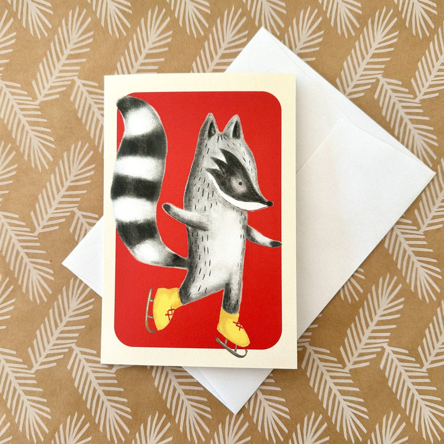 Carte - Raton en patins