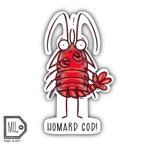Autocollant - Homard God
