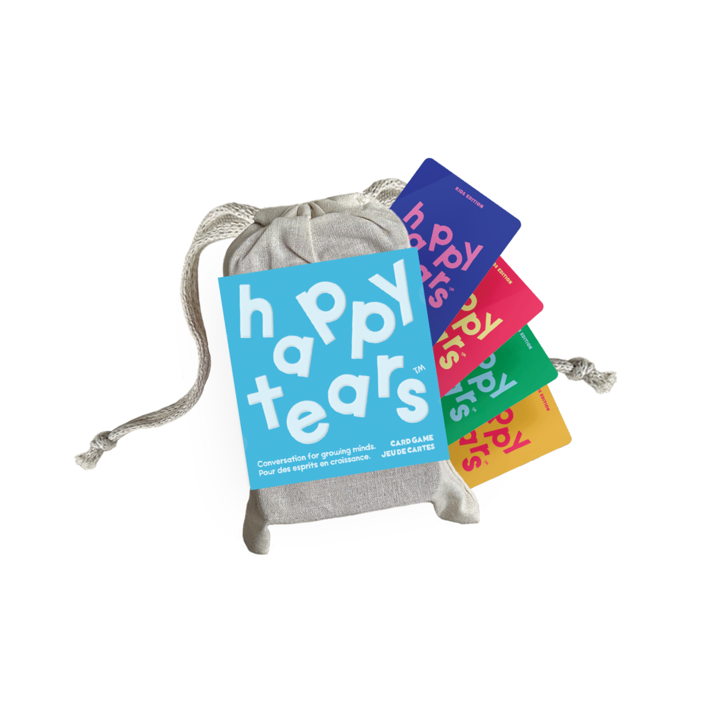 Larmes de joie : édition enfants (cartes de conversation bilingues)