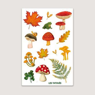 Les champignons - Tatouage