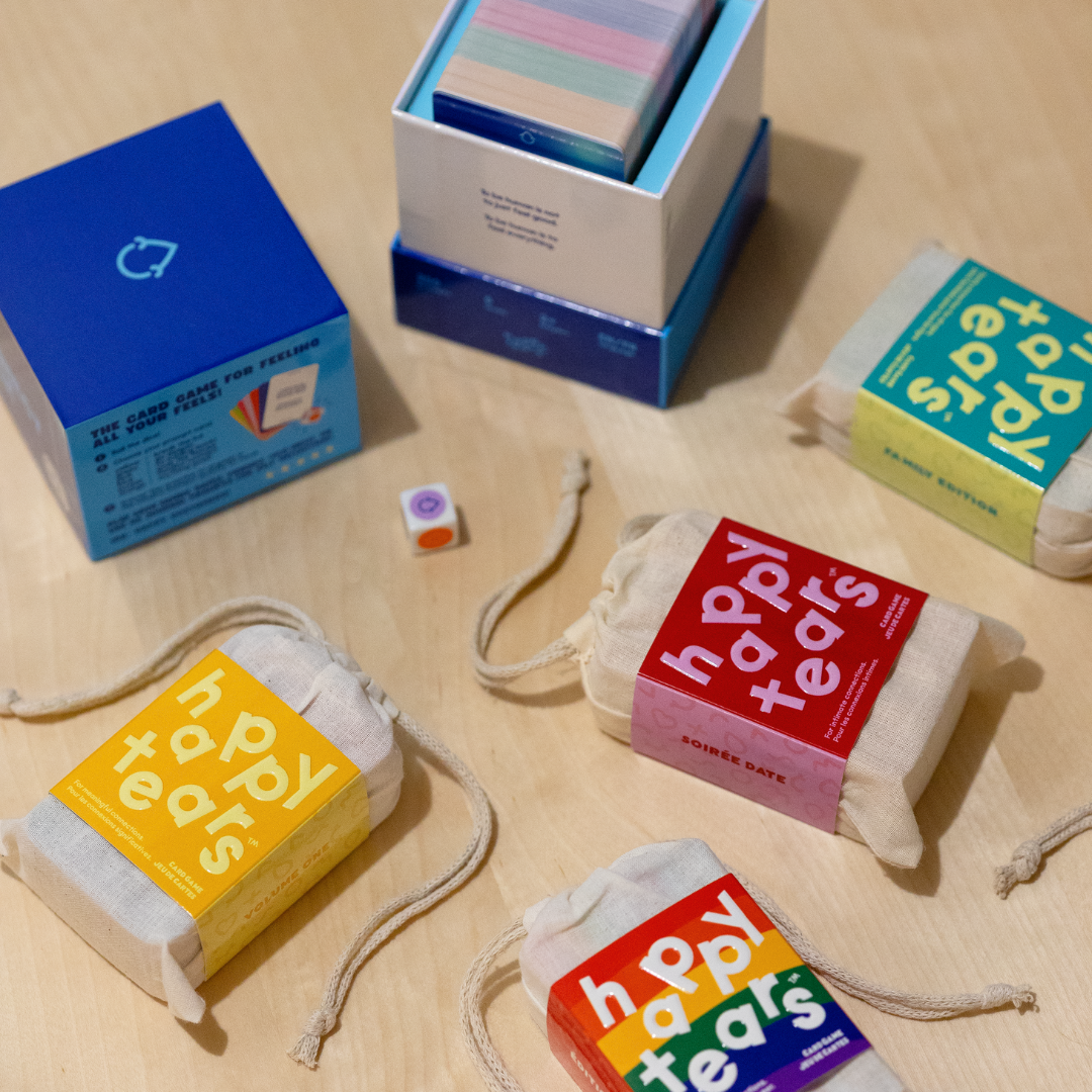 Happy tears : édition familiale (cartes de conversation bilingues)