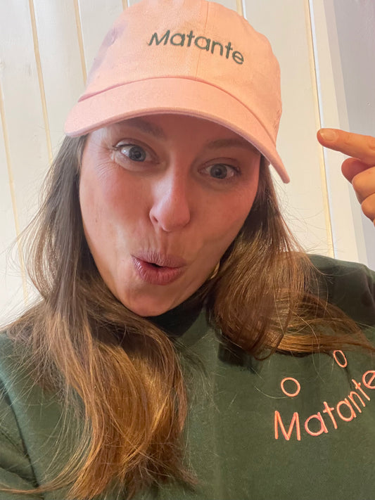 Casquette - Matante - Rose & vert