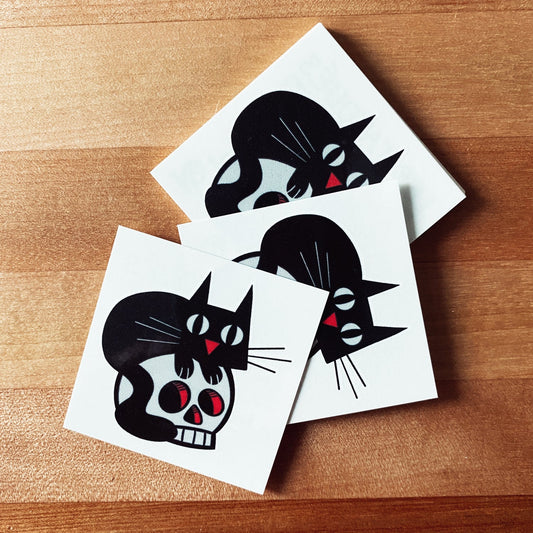 Crâne-chat - Tatouage