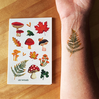 Les champignons - Tatouage