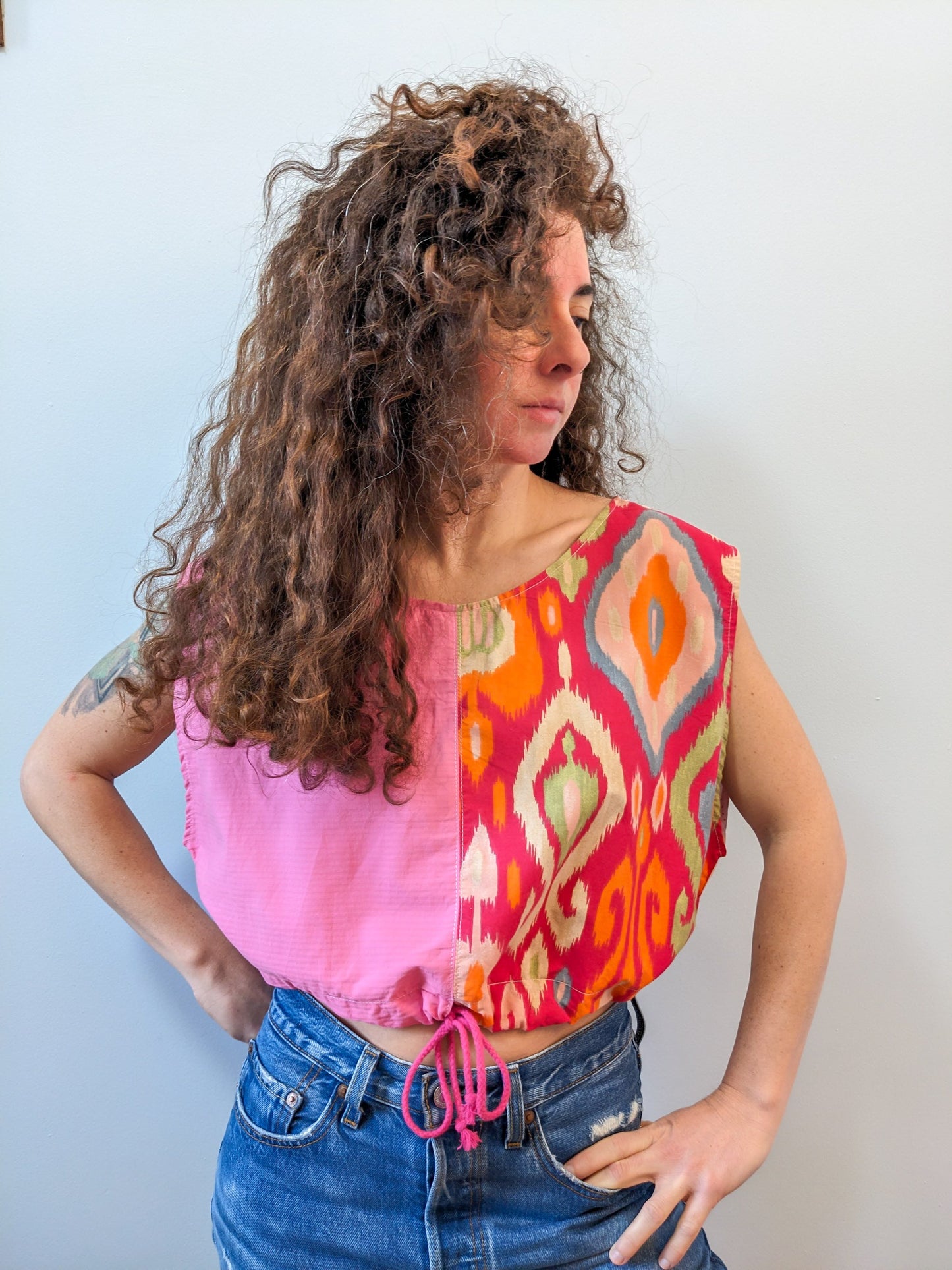 Camisole colorée - tissus recyclés